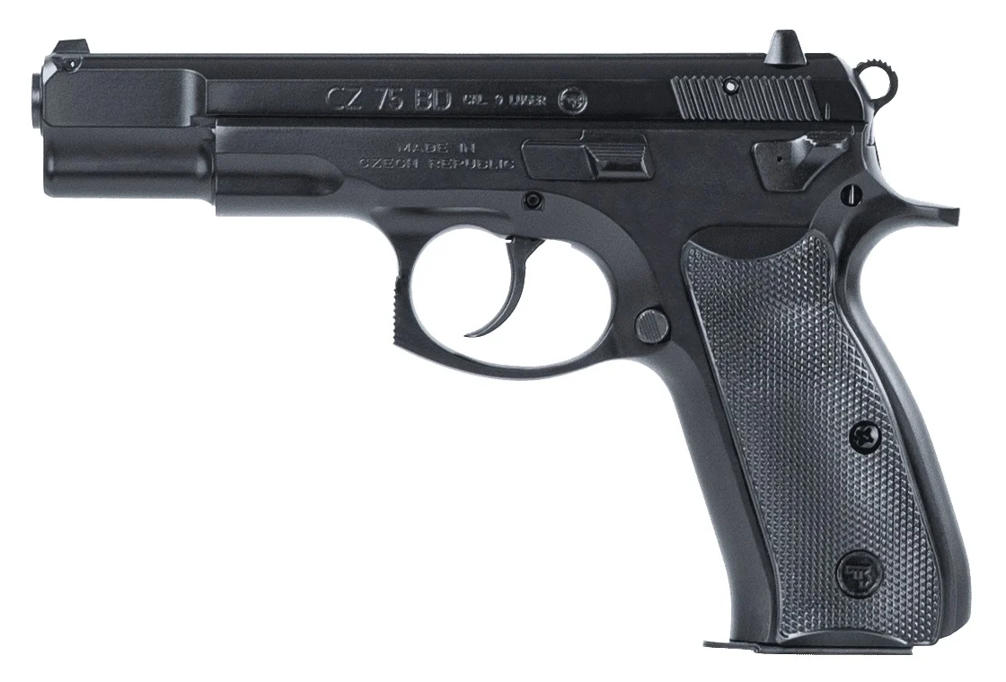 CZ 75BD 9MM BLACK 4.6" 10+1 FS
