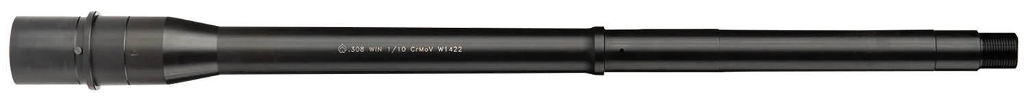 Ballistic Advantage BABL308003M Modern Series 308 Win 16" Black QPQ Finish 4150 Chrome Moly Vanadium Steel Material Tactical Government Midlength for AR-10