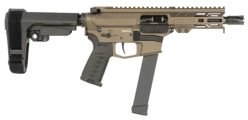 CMMG PISTOL BANSHEE FIXED EJECTOR MkGs 9MM 5" MIDNIGHT BRONZE