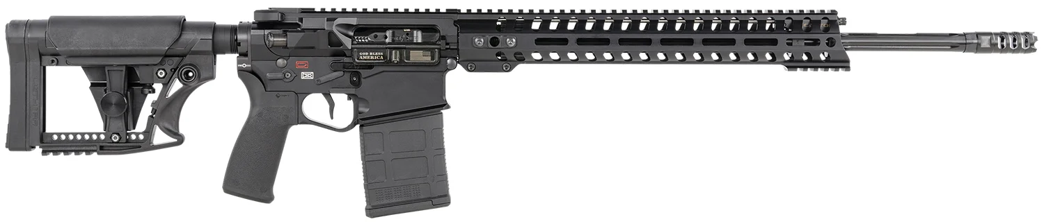 Patriot Ordnance Factory 01566 Revolution Gen4 6.5 Creedmoor 20" 20+1 Black Hard Coat Anodized Adjustable Magpul PRS Stock