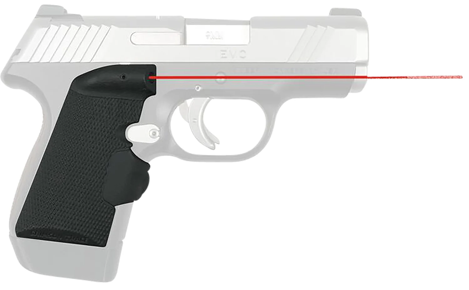 Crimson Trace 0185101 Lasergrips Fits Kimber EVO SP/TLE/Raptor, Red Laser Black Polymer