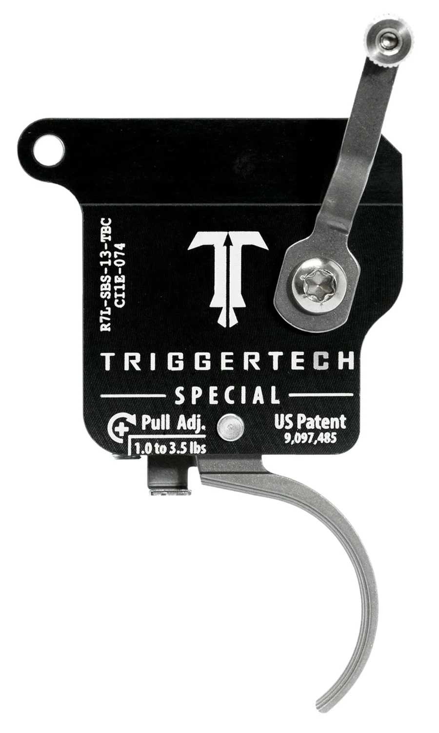 TriggerTech R7LSBS13TBC Special Single-Stage Traditional Curved Trigger with 1-3.50 lbs Draw Weight for Remington 700 Left
