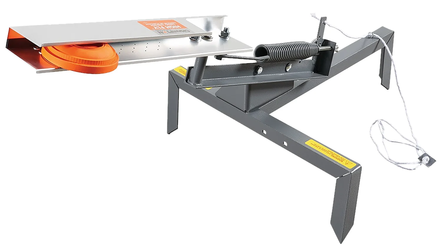 Champion Targets 40901 High Fly String Release Trap Silver Spring Loaded Cocking Single