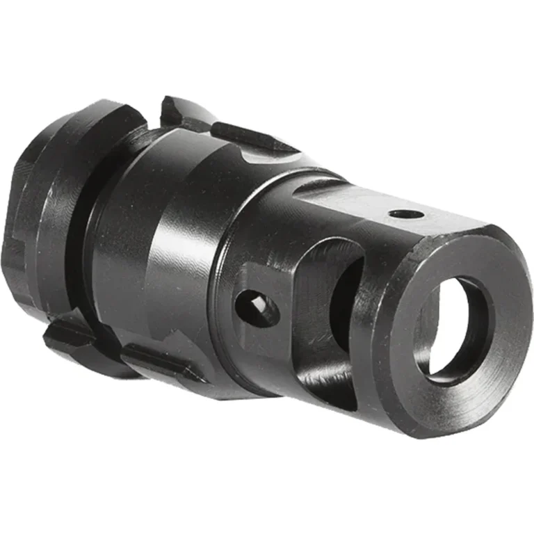 Dead Air Armament, Key Mount, Muzzle Brake, Black, 5/8X24 Threads, .38 Bore