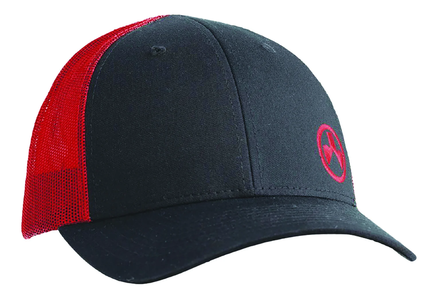 Magpul MAG1106-003 Icon Trucker Hat Black/Red Adjustable Snapback M/L Structured