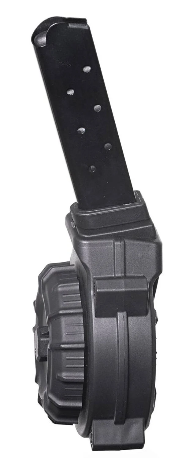 ProMag DRMA31 S&W 9mm S&W Shield 30 Round, Black Drum