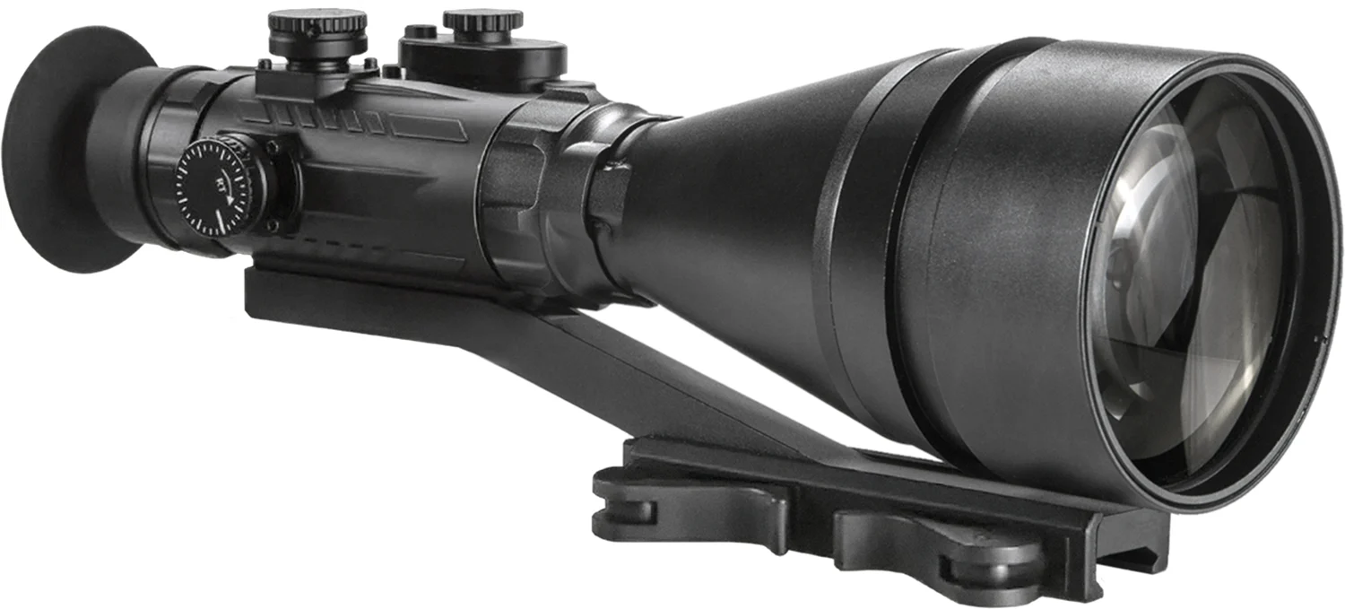 AGM Global Vision 15WP6623453111 Wolverine Pro-6 3AL1 Night Vision Riflescope Matte Black 6x100mm Gen 3 Auto Gated Level 1 Illuminated Red Chevron w/Ballistic Drop Reticle