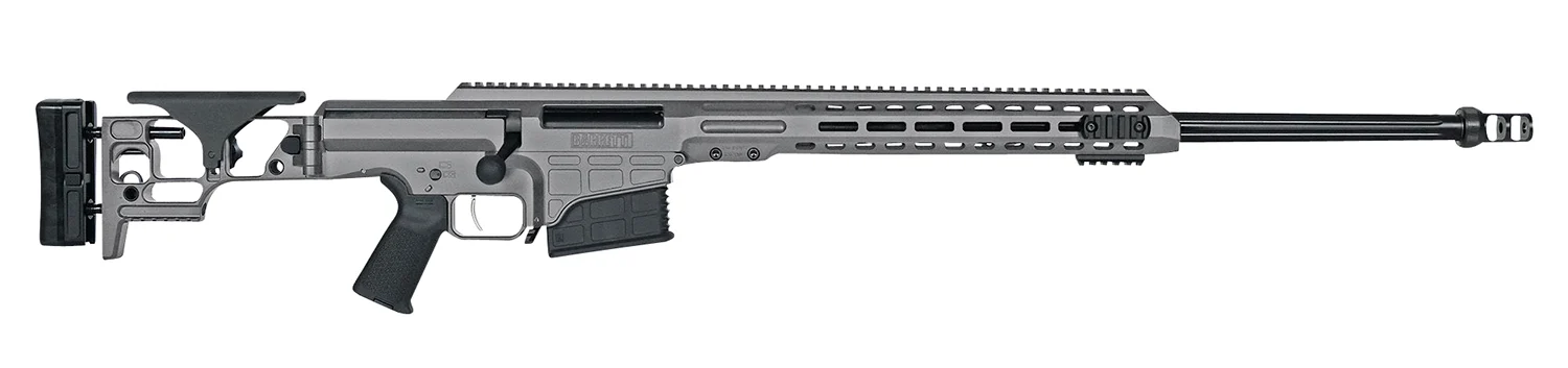 Barrett 18498 MRAD 6.5 Creedmoor 24" 10+1 Tungsten Gray Cerakote Gray Fixed Adjustable Comb Stock Black Polymer Grip Right Hand