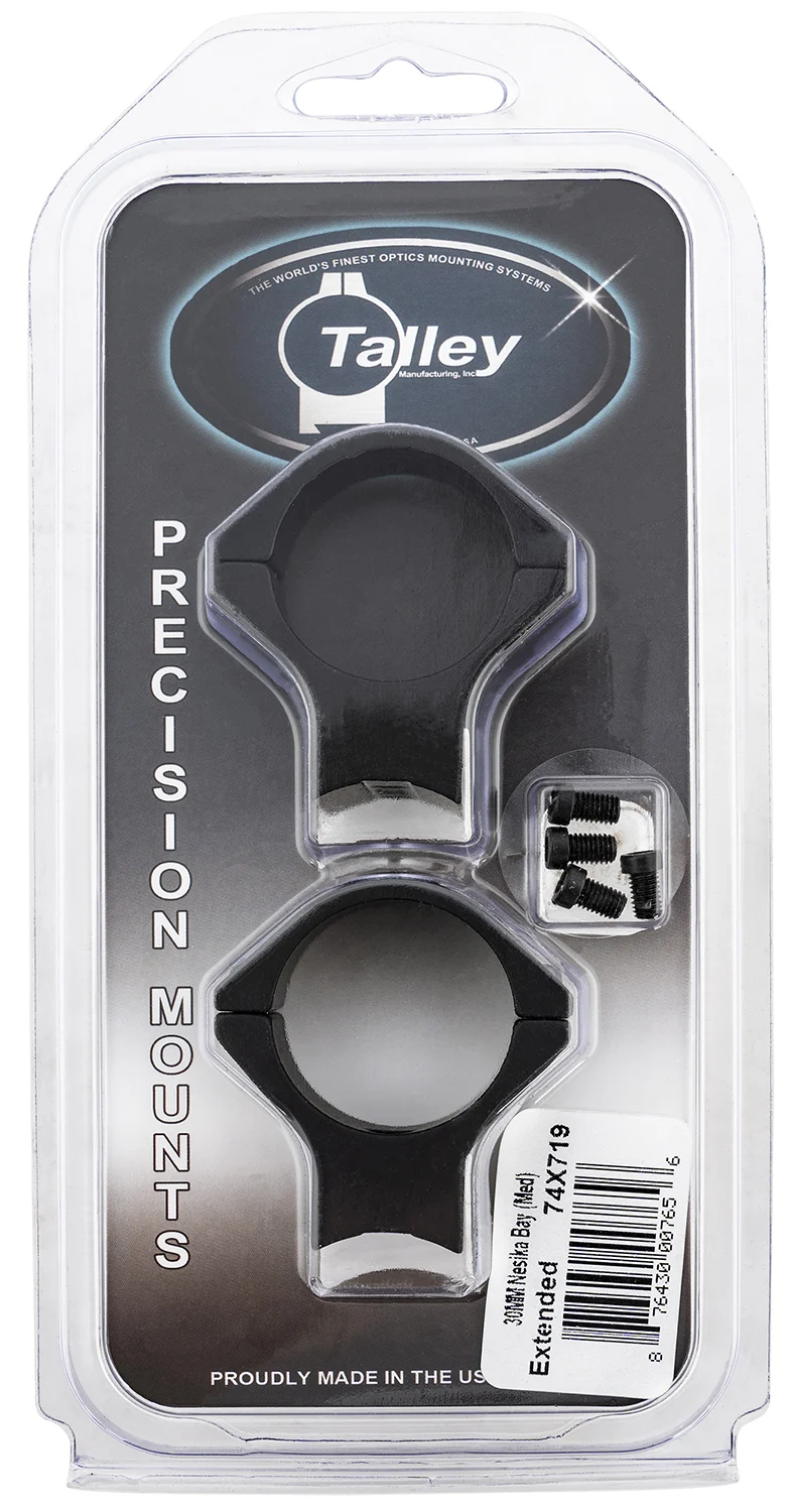 Talley Scope Rings Savage w/Round Receiver 34mm High Black