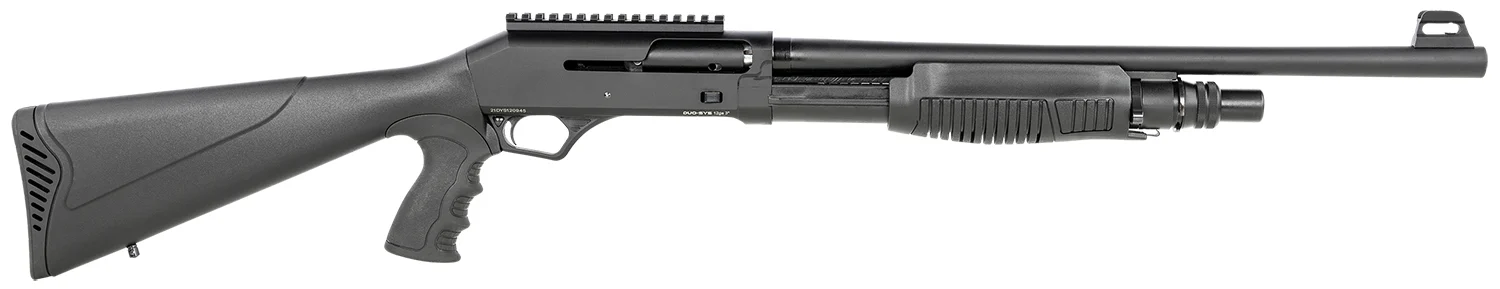 SDS Imports DSF12 Duo-Sys Force 12 Gauge Pump/Semi-Auto Hybrid 3" 5+1 19" Barrel, Black Steel Receiver, Synthetic Fixed Stock w/Pistol Grip Includes 3 Chokes