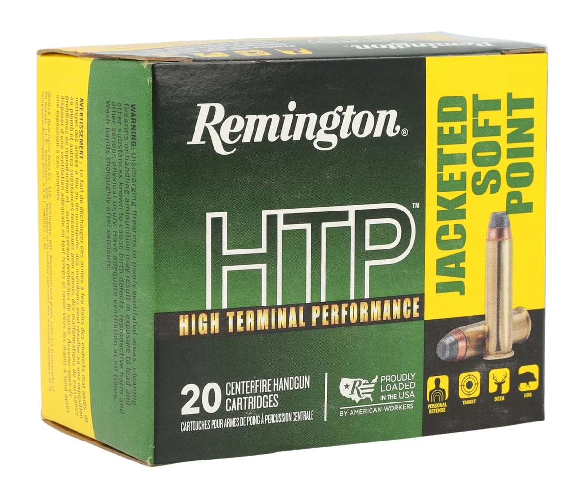 Remington Ammunition 23000 HTP 41RemMag 210gr Jacketed Soft Point 20 Per Box/25 Case