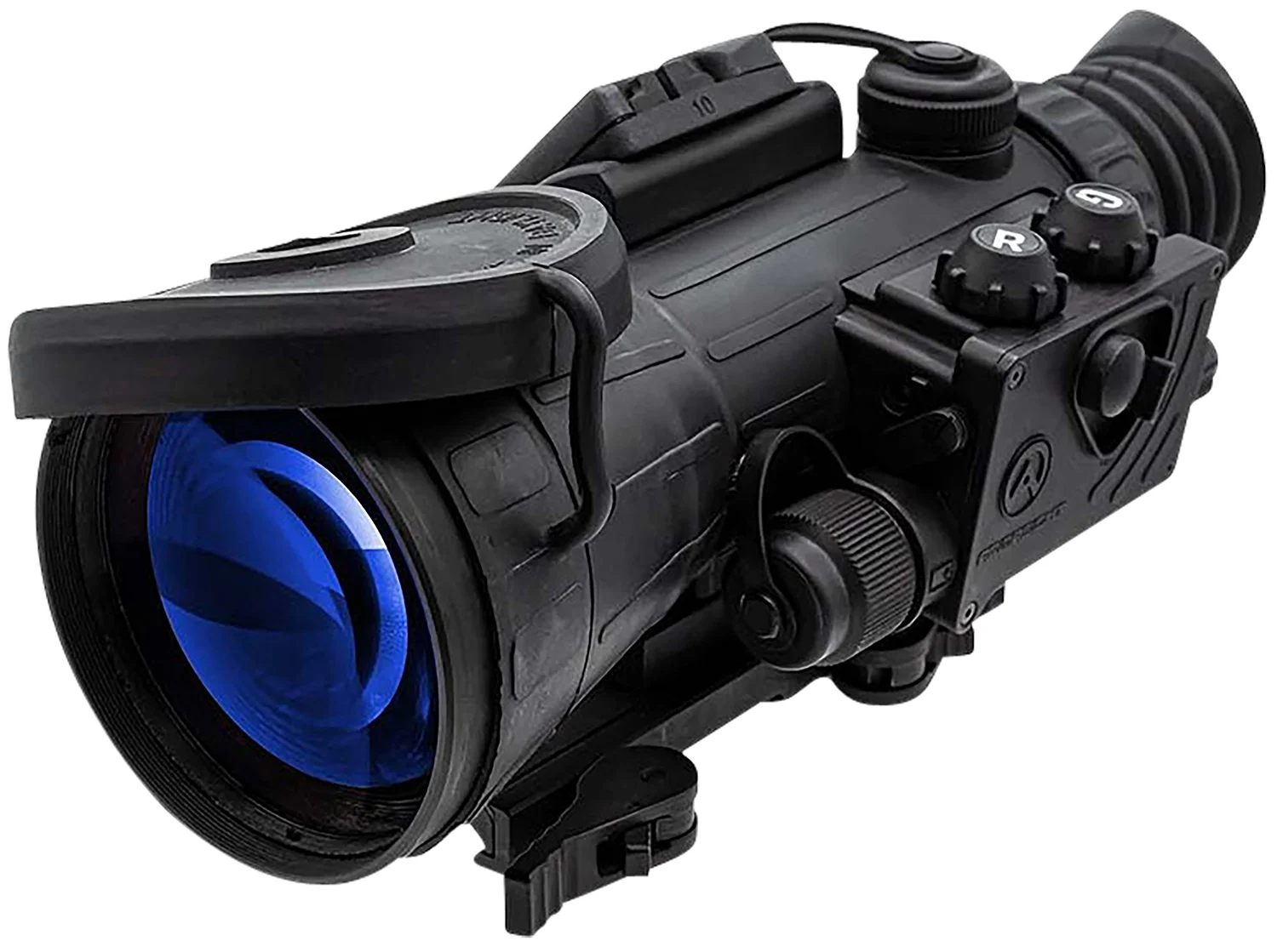 Armasight NRWVULCAN4G9DA1 Vulcan Night Vision Riflescope Black 4.5x108mm Gen 3 Red on Green/White Circle w/Dot Reticle