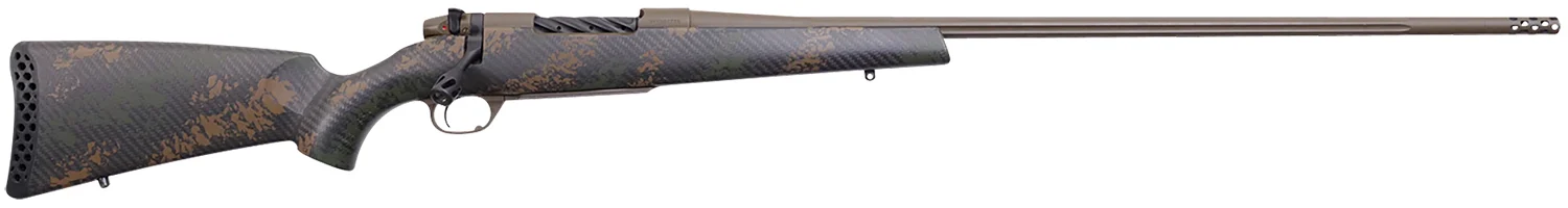 Weatherby MBC20N257WR8B Mark V Backcountry 2.0 257 Wthby Mag 3+1 26" Barrel, Patriot Brown Cerakote Metal Finish, Brown Sponge Pattern Black Peak 44 Blacktooth Stock