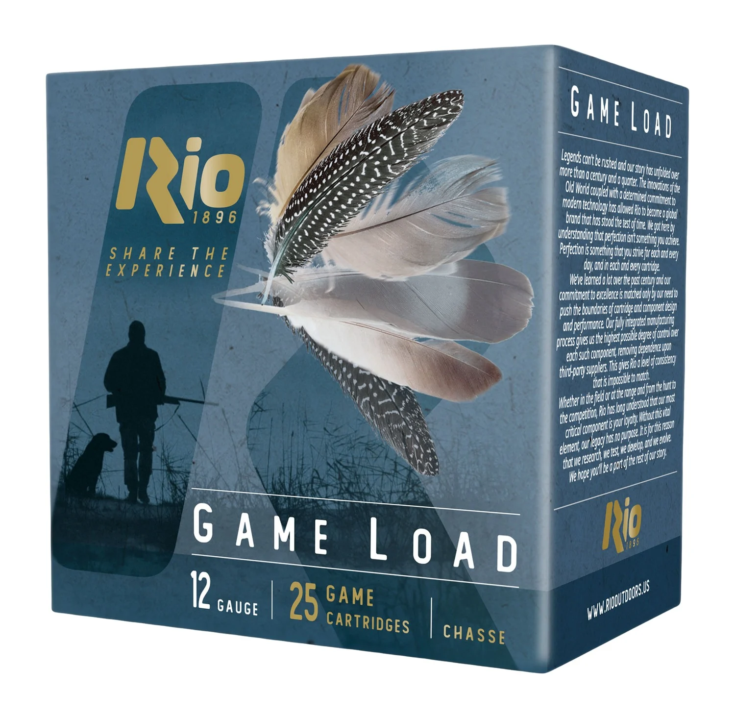 Rio Ammunition TG3675 Game Load 12Gauge 2.75" 1 1/4oz 7.5Shot 25 Per Box/10 Case