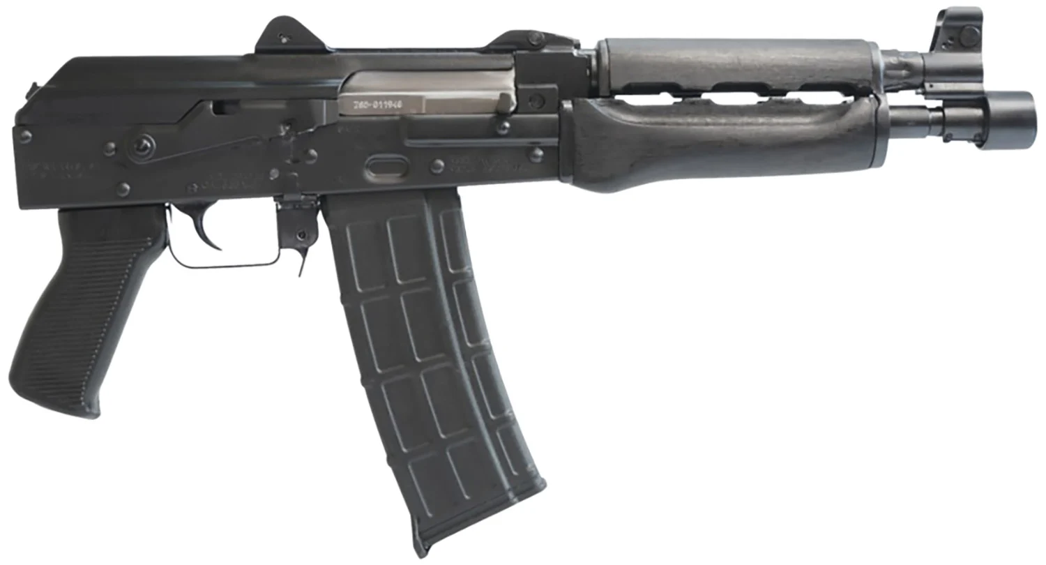 Zastava Arms Usa ZP85556 ZPAP 85 5.56x45mm NATO 30+1 10" Black, Polymer Grip, Dark Wood Handgaurd,