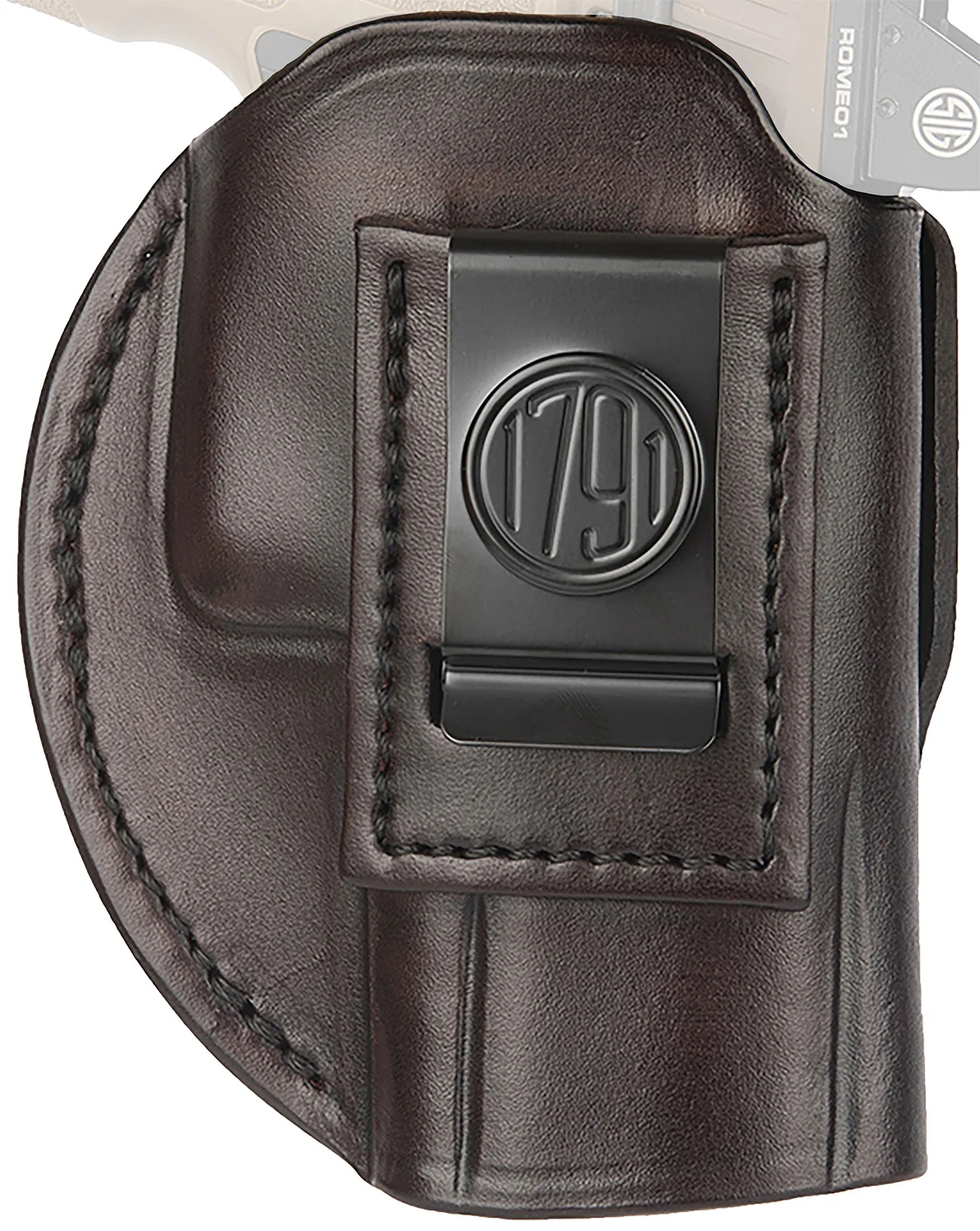 1791, 4 Way, Inside/Outside Waistband Holster, Size 6, Matte Finish, Leather Con