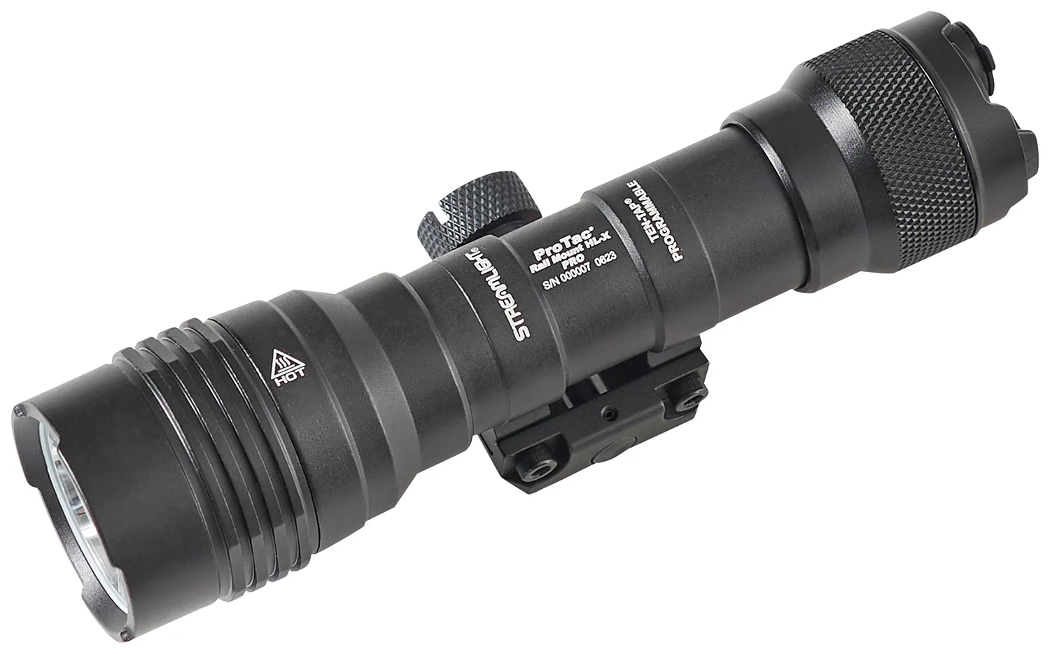 Streamlight 88129 ProTac HL-X Rail Mount Black Anodized Aluminum, 60/1000 Lumens, LED Bulb, 447 Meters Beam, Picatinny Rail Mount