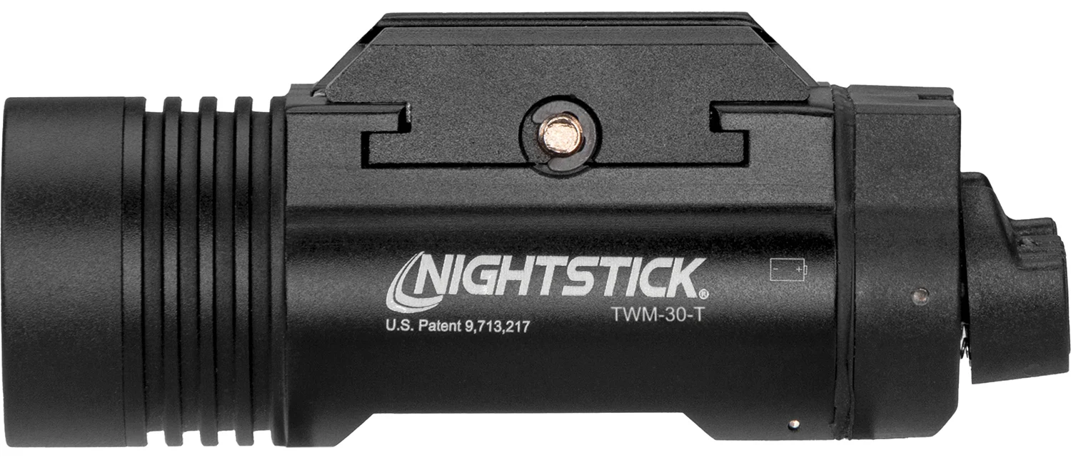 Nightstick TWM30T Tactical Weapon-Mounted Light Turbo Black Anodized Hardcoat 1200 Lumens White LED Light
