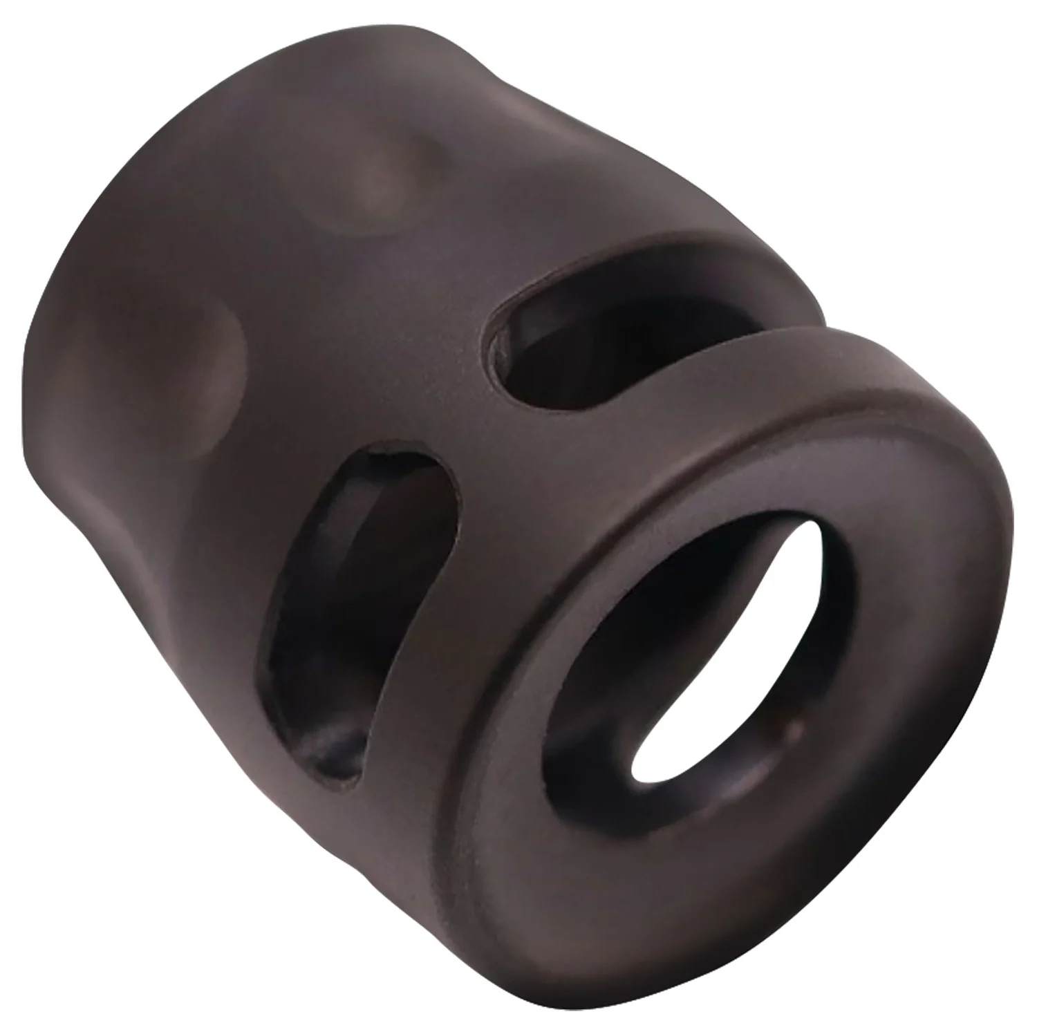 True Precision Inc TPSMICROBC Micro Compensator S-Type Black DLC 416R Stainless Steel 1/2"x28 Threads 9mm/380 ACP