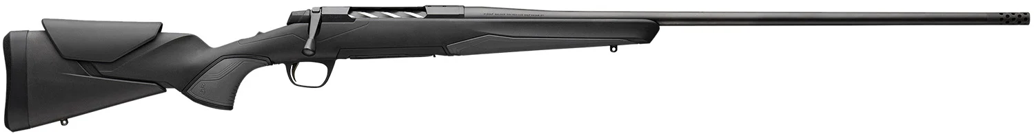 Browning 036031294 X-Bolt 2 Micro Full Size 6.5 PRC 3+1 22" Matte Blued Threaded Sporter Barrel, Matte Blued Drilled & Tapped Steel Receiver, Adjustable Vari-Tech Black Synthetic Stock