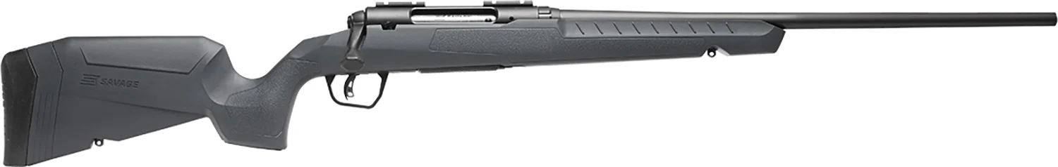 Savage Arms 32119 Axis 2 Compact 223 Rem 4+1 20" Matte Black Heavy Sporter Barrel, Matte Black Drilled & Tapped Carbon Steel Receiver, Fixed Matte Gray Synthetic Stock, Right Hand