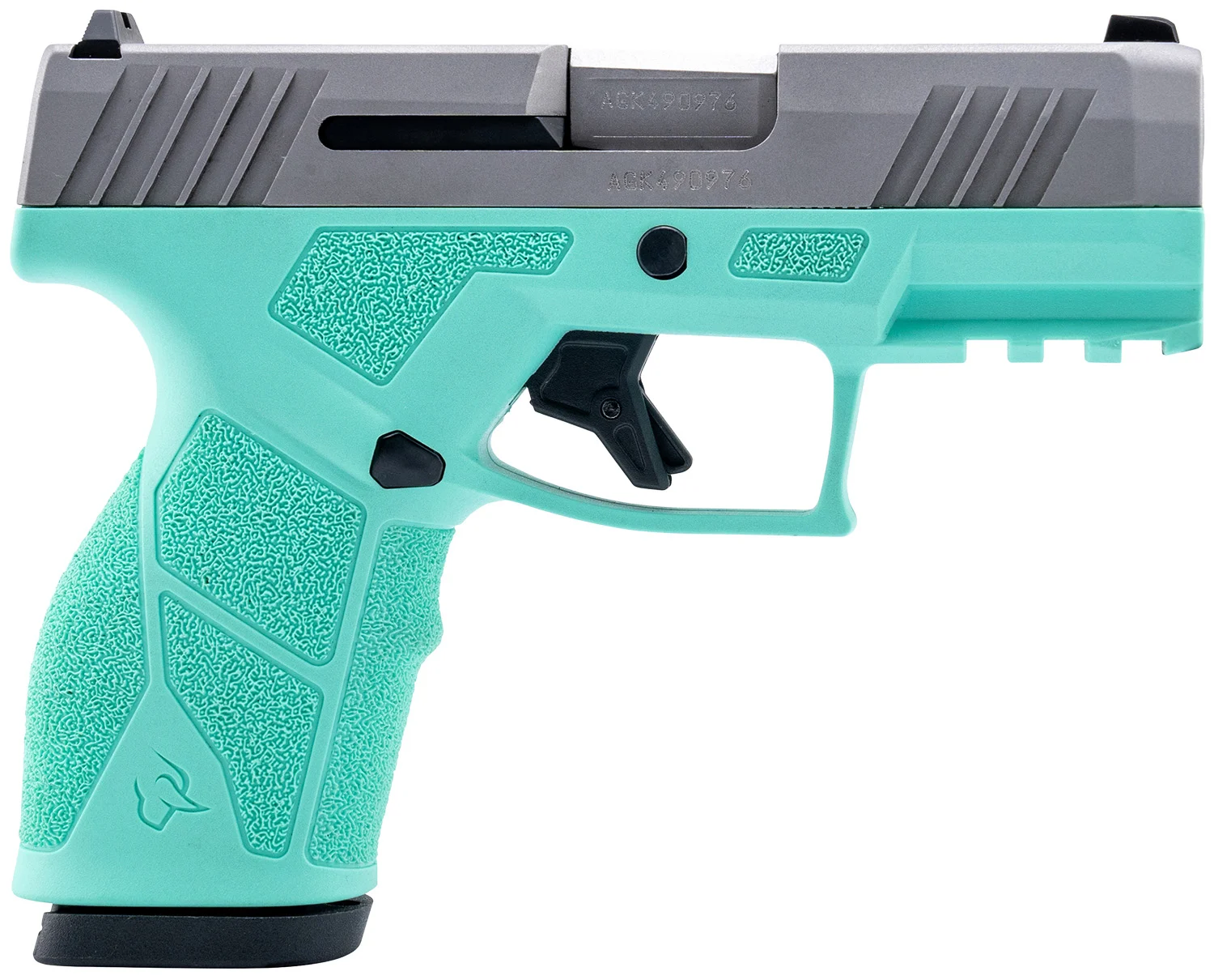 Taurus 1-GX2939C-10 GX2 9mm Luger 10+1 3.37" Matte Stainless Steel Barrel, Matte Serrated Stainless Steel Slide, Cyan Polymer Frame w/Picatinny Rail, Polymer Grip