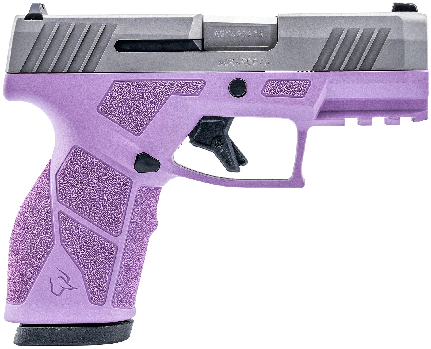 Taurus 1-GX2939LP-10 GX2 9mm Luger 10+1 3.37" Matte Stainless Steel Barrel, Matte Serrated Stainless Steel Slide, Light Purple Polymer Frame w/Picatinny Rail, Polymer Grip