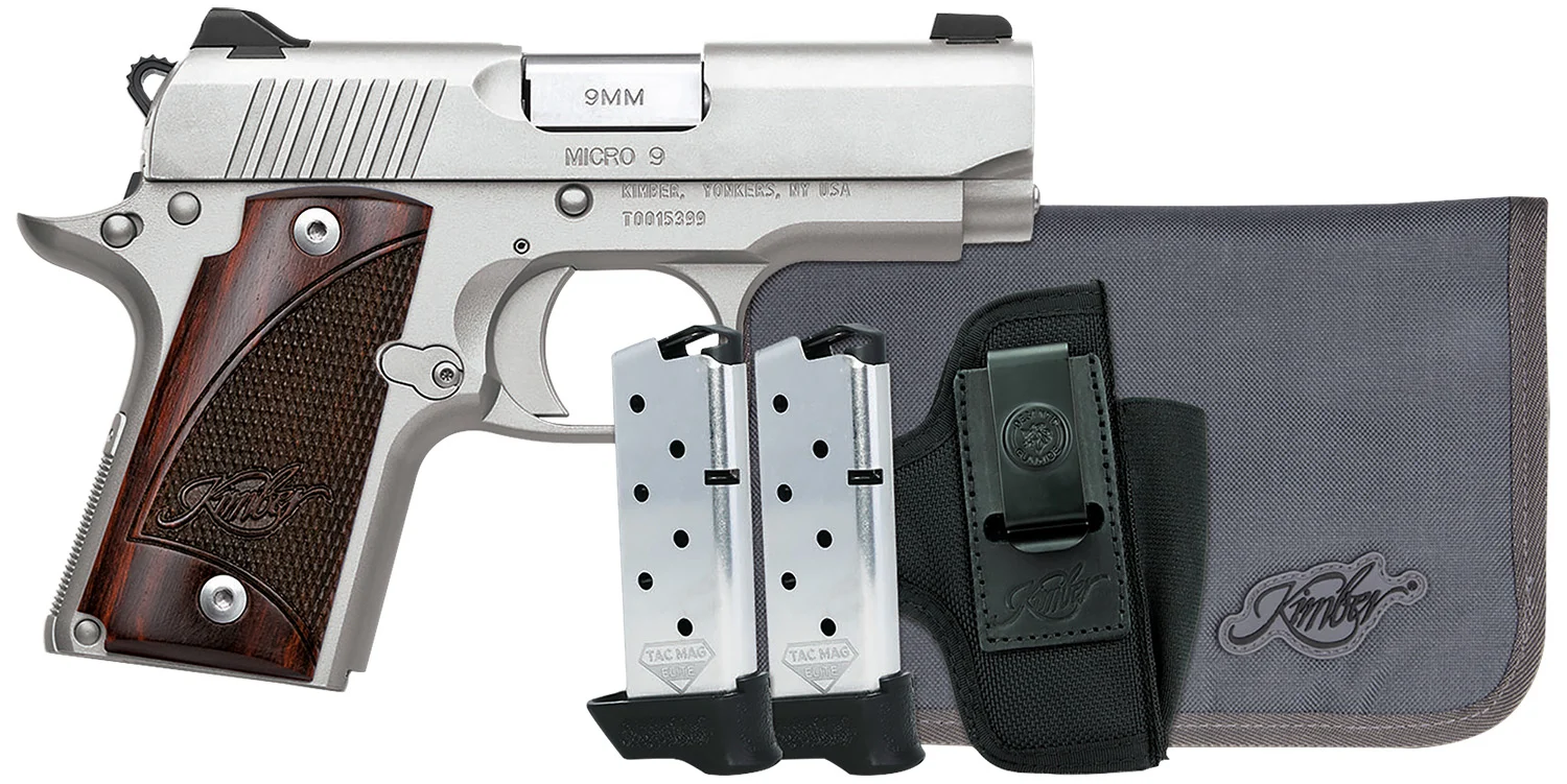 Kimber MICRO9 STAINLESS ROSEWOOD RTC