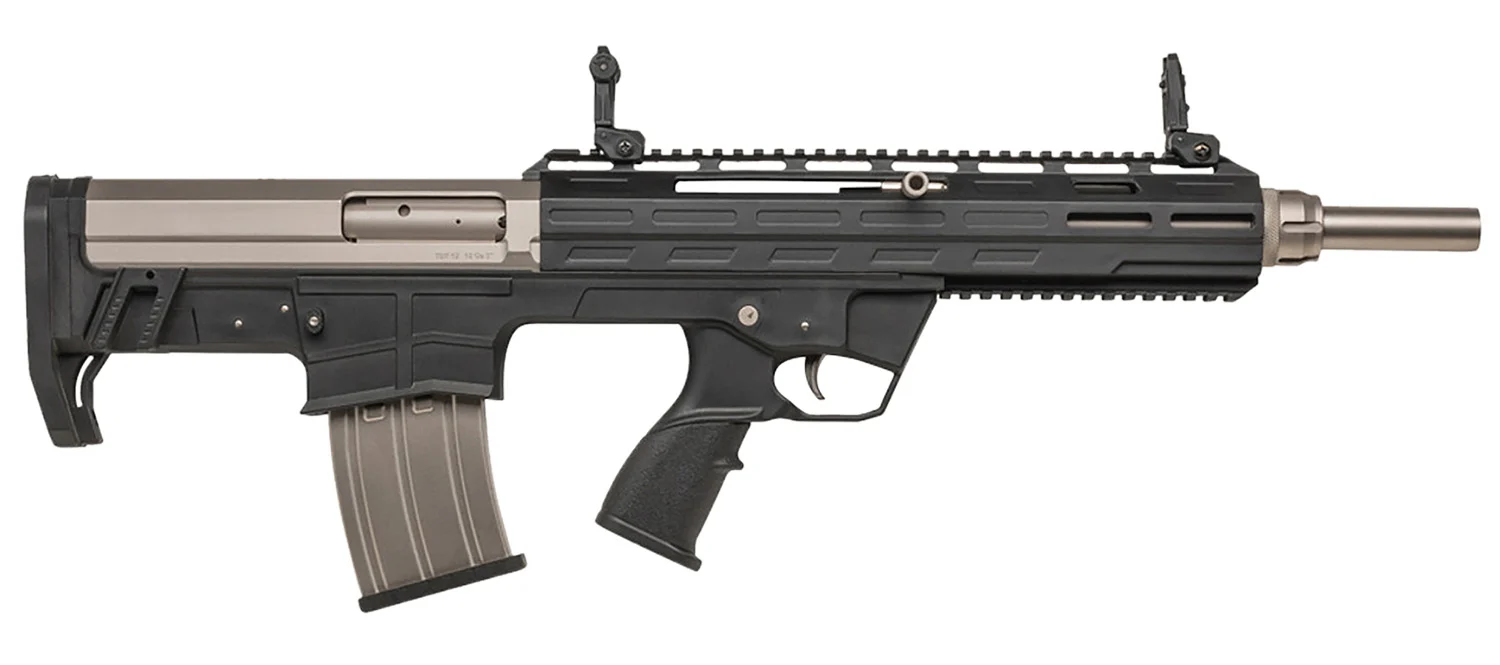 SDS Imports 21000107 TAR 12MP 12 Gauge 3" 5rd 18.50" Nickel Marine Benelli/Mobil Polymer Stock