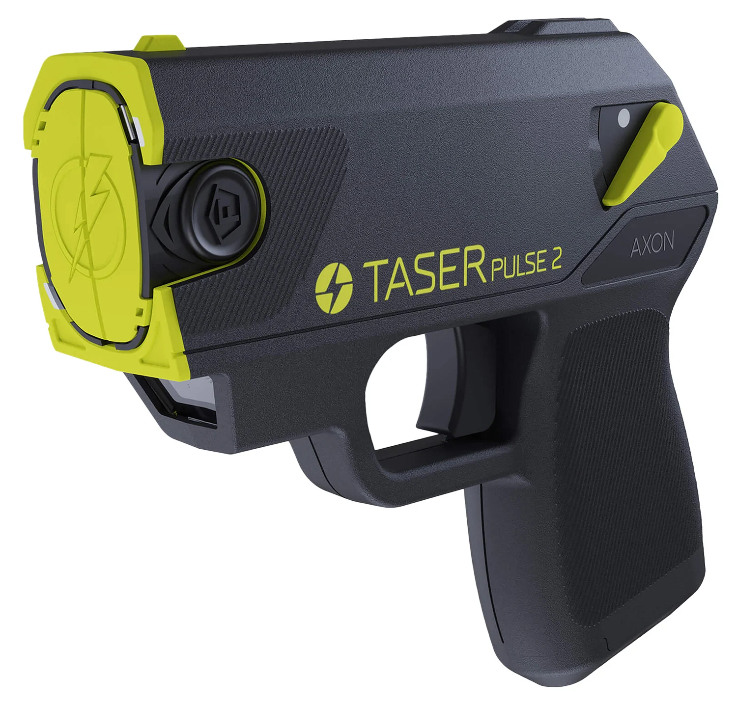 TASER, Pulse 2 Kit, Black and Yellow, Includes 2 Live Cartridges, Lithium Batter