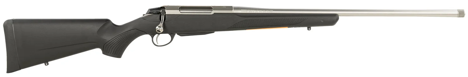 Tikka JRTXB37022MT T3 Lite Full Size 7mm Rem 3+1 22.40" Stainless Threaded Barrel, Drilled & Tapped Stainless Steel Receiver, Fixed Black Synthetic Stock, Right Hand