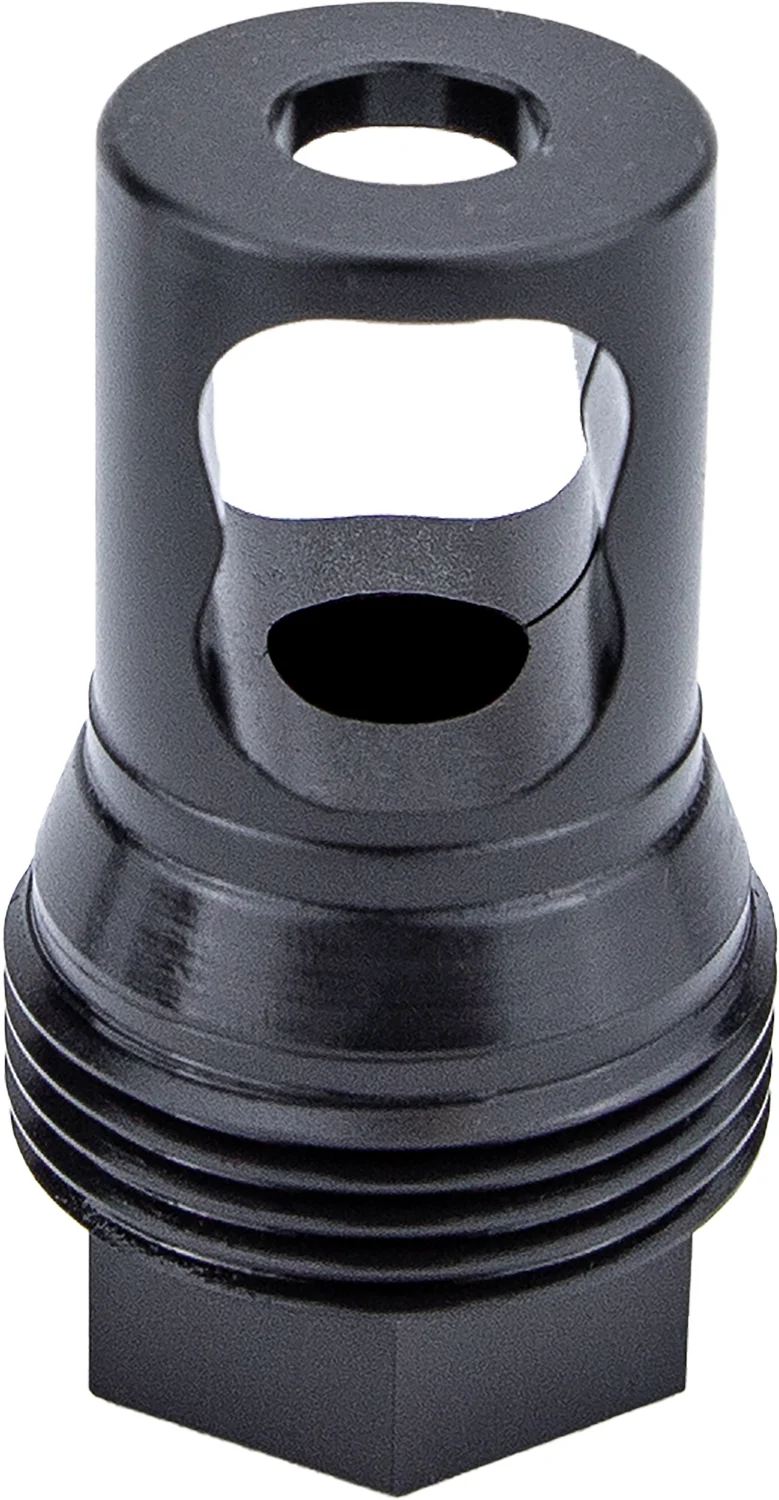 Kgm Suppressors A-TMB50-S-2 R50T Taper Muzzle Brake Black Nitride Steel 7/8"x14 Threads