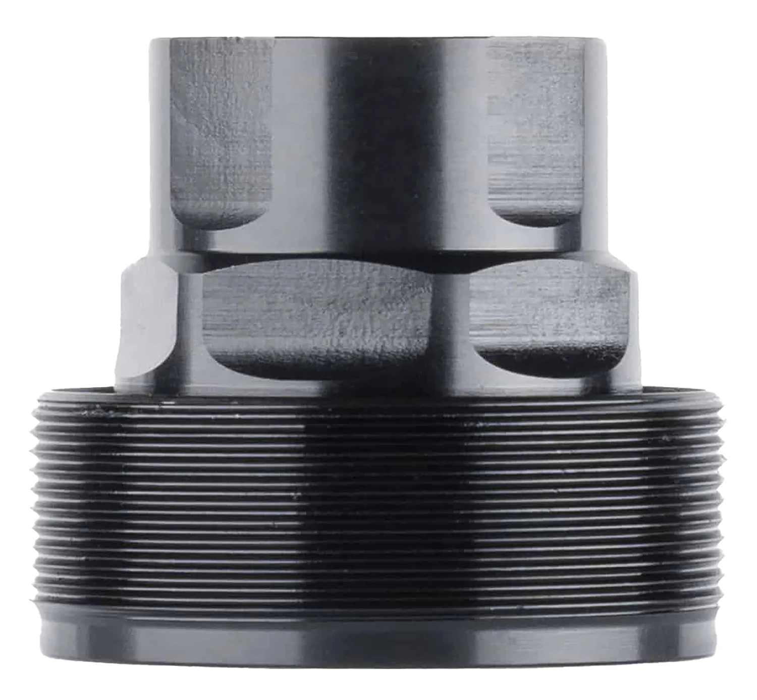 Dead Air WV210 Wolverine Thread Inserts Fits M14x1 LH Long Stainless Steel Black Nitride