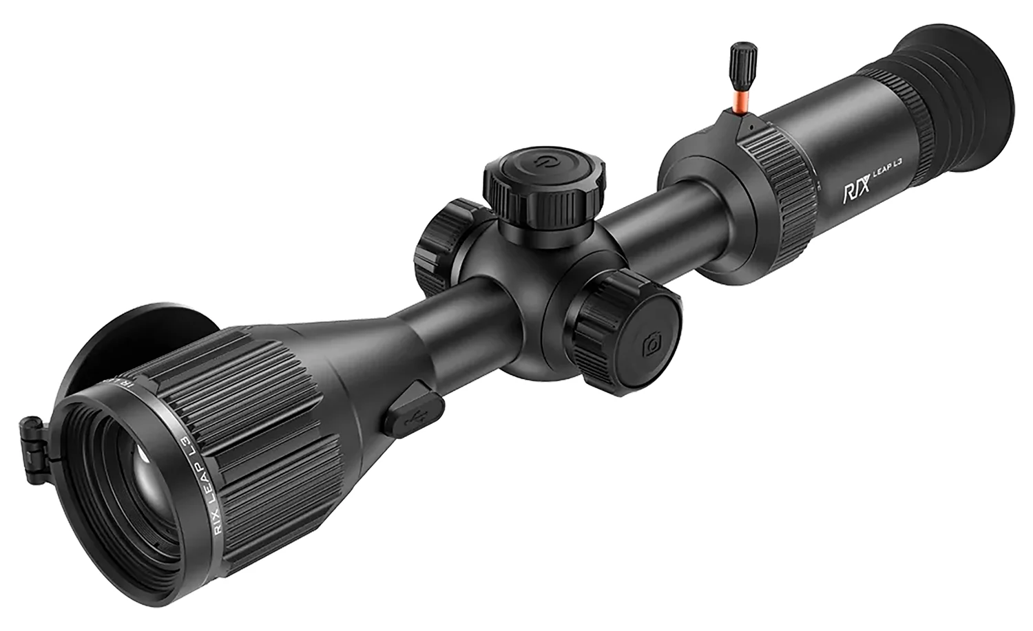 Rix Optics (visir Inc) LEAPL3R Leap L3 Black 3.2-9.6x35mm Multiple Reticle 1x-4x Zoom, 384x288 12 Microns 50 Hz Resolution