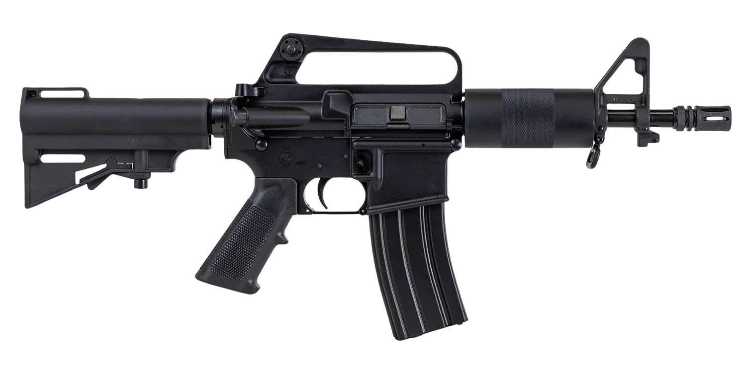 Dpms Panther Arms DP51655164074 Kitty Kat 5.56 NATO 30+1 7.50" Black Phosphate Threaded Barrel, Black Hardcoat Anodize Aluminum Receiver w/C7 Carry Handle, Black Polymer Adj CAR Brace, A2 Style Grip