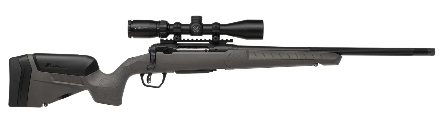 Savage Arms 32454 110 Trailblazer XP 243 Win 4+1 20" Fluted Barrel, Flat Dark Gray Adj LOP Synthetic Stock, Right Hand