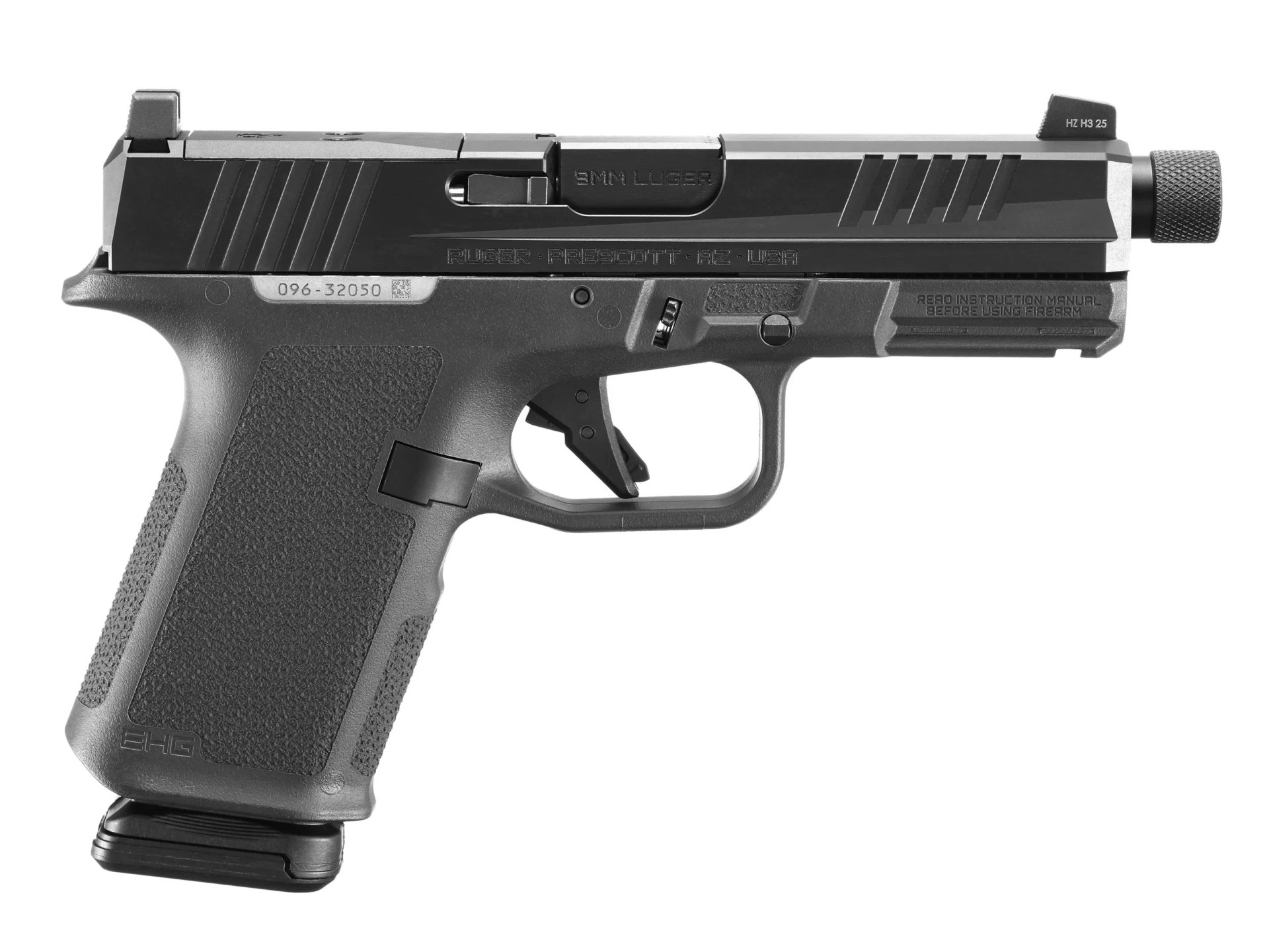 RUGER RXM 9MM BLK/BLK 15+1 4.5" TB