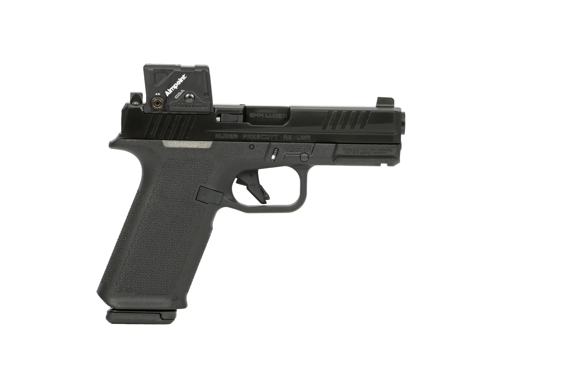 RUGER RXM 9MM BLK/BLK 17+1 4" COA