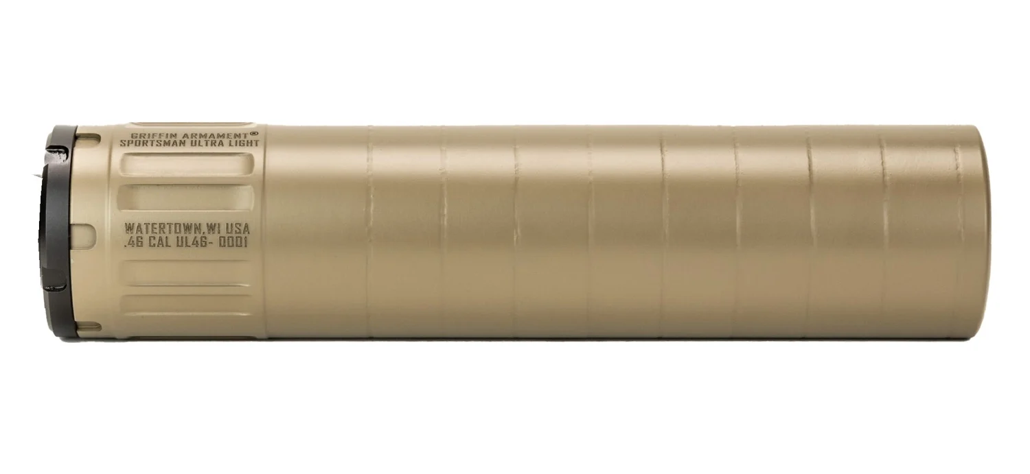 Griffin Armament GASUL300HDFDE-W Sportsman Ultra Light HD 7.62mm 1.50" Flat Dark Earth Stainless Steel