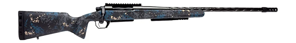 Horizon Firearms HRF-VP2-22CM-22R Vandal Carbon 2 22 Creedmoor 22" Black Chrome Chevron Fluted Threaded Barrel, Black Chrome Steel Receiver w/Picatinny Rail, Arca Rail Forend, Cobalt Basin Iota BKH Ca