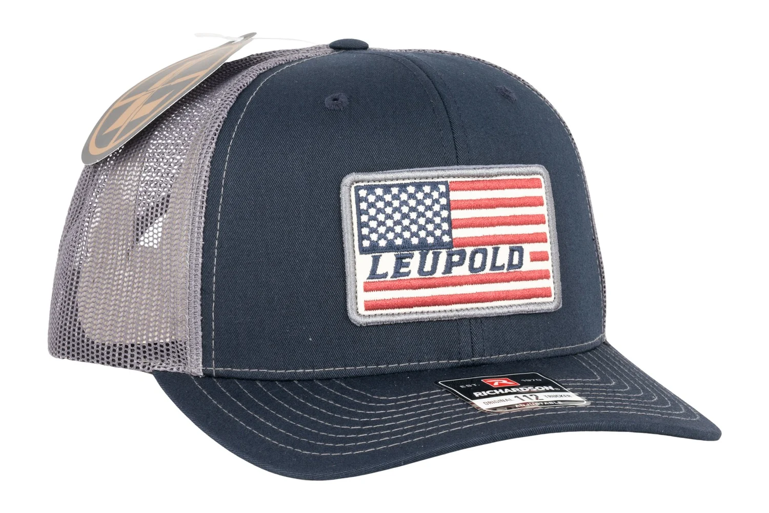 LEU 186790 HI FLAG NVY/GRY TRUCKER