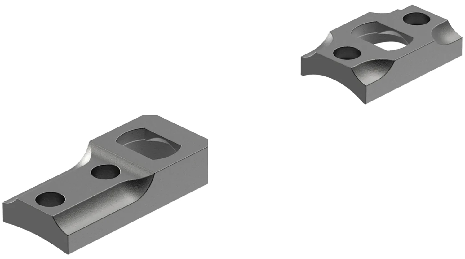 Leupold 51706 Dual Dovetail Base Set Matte Black Weatherby Mark V