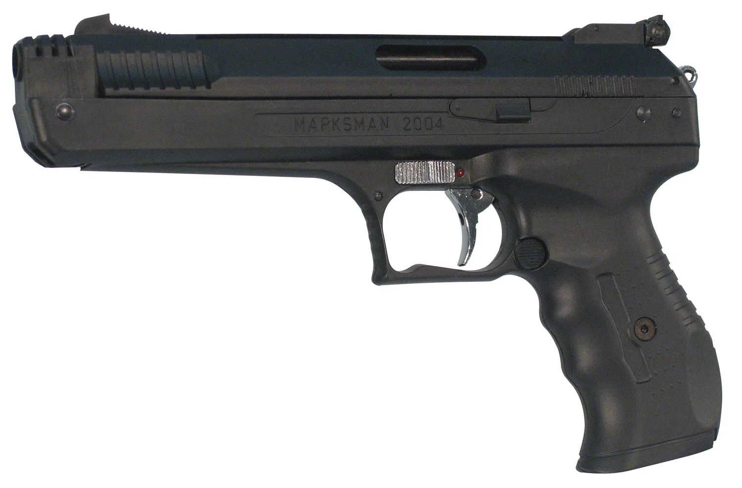 Beeman 2004 P17 Deluxe Air 177 Pellet 4.50" Polymer Frame Frame Black Finger Grooved Rubber Grips