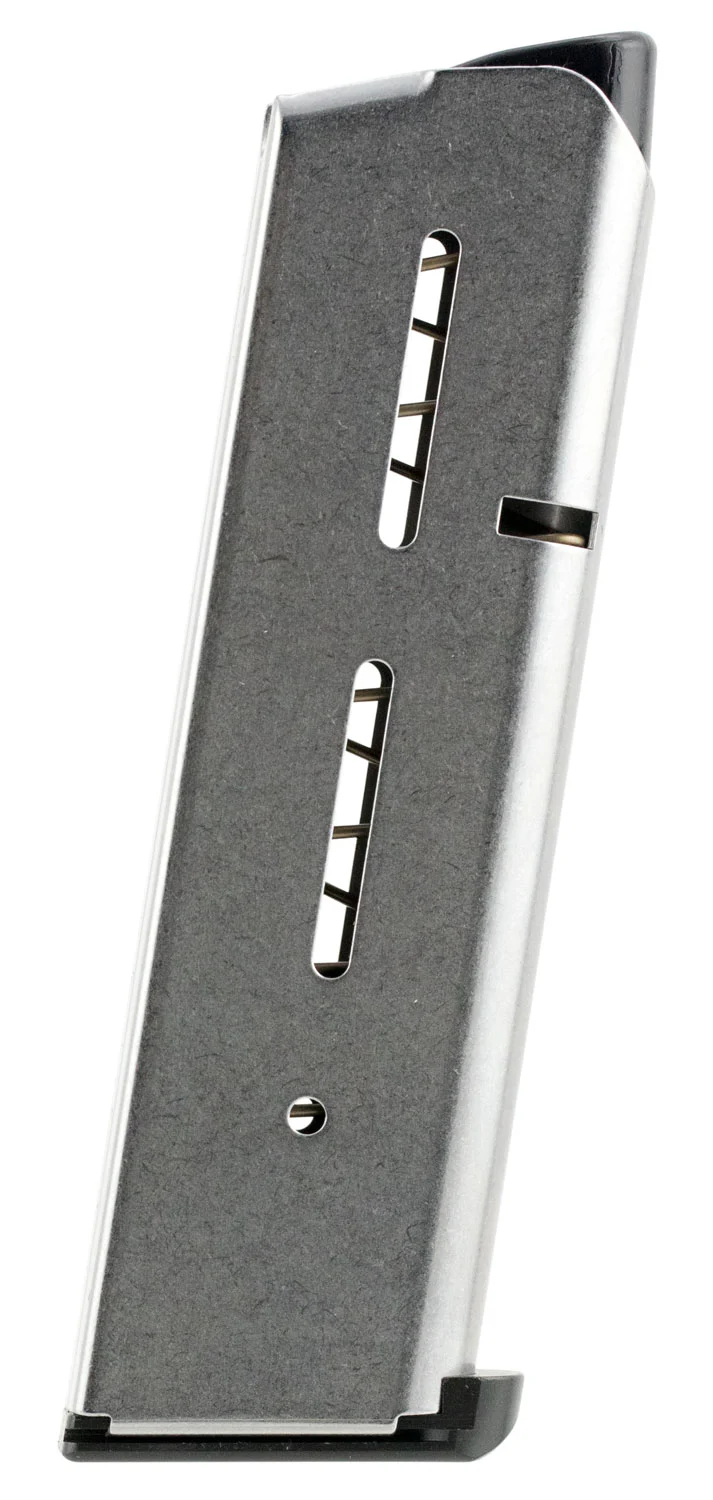Wilson Combat 47DC 1911 8rd Detachable w/ Lo-Profile Steel Floor Plate 45 ACP Fits 1911 Government Stainless Steel