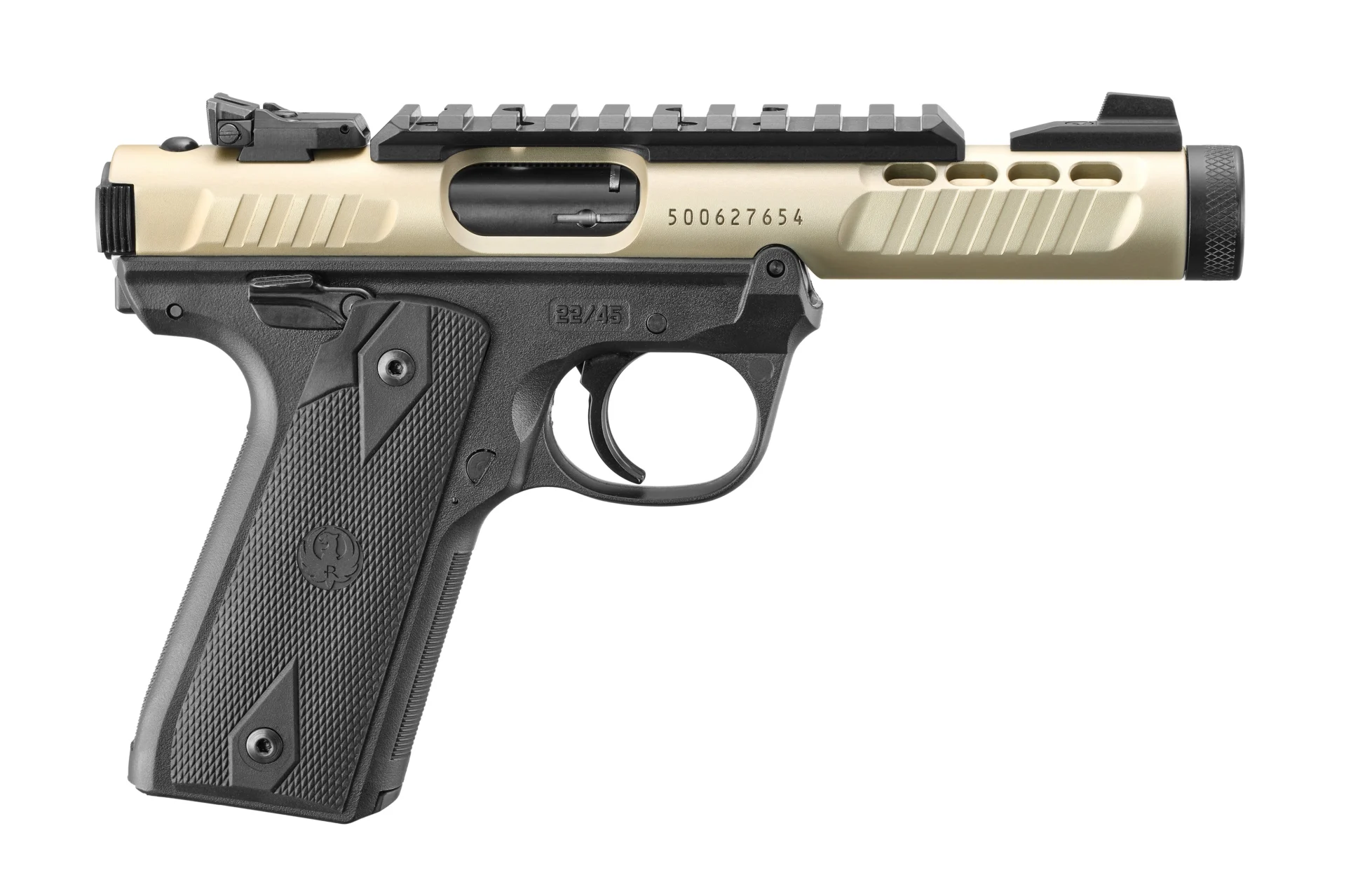 Ruger, Mark IV, 22/45 Lite, Single Action, Semi-automatic, Polymer Frame Pistol,