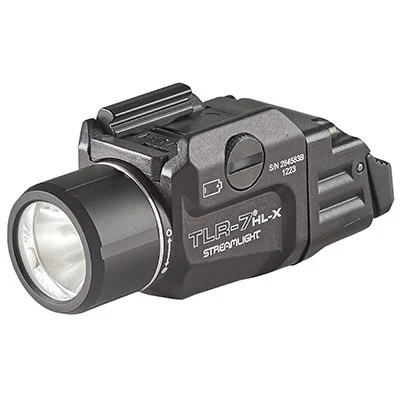 STREAMLIGHT TLR-7 HL-X USB GUN LIGHT FLAT DARK EATH 500/1,000 LUMENS WHITE LED
