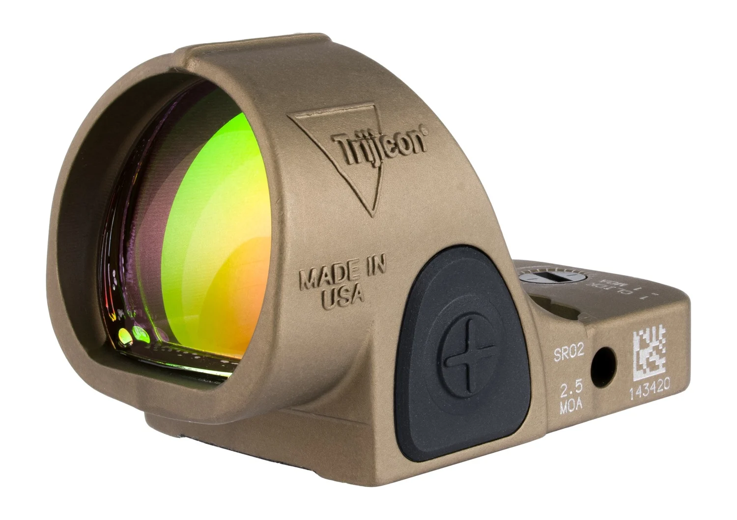 Trijicon SRO1 Coyote Brown 1x 2.5 MOA Red Dot Reticle