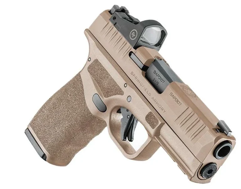 Springfield, Hellcat Pro, 9MM, 3.7" Hammer Forged Barrel, Cerakote Finish, Flat
