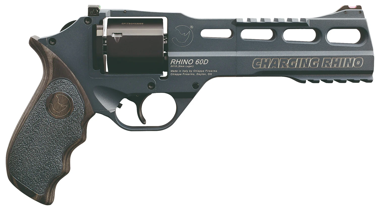 CHIAPPA FIREARMS CHARGING RHINO 60DS 9MM 6" SLT