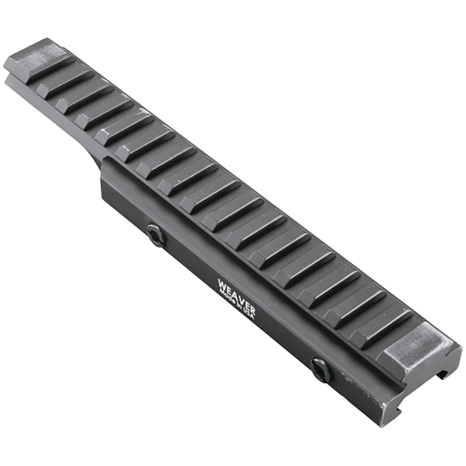 Weaver Mounts 99673 Flat Top Riser Rail Black Anodized 0 MOA